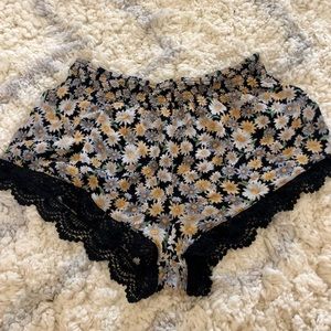 Forever 21 flower print shorts